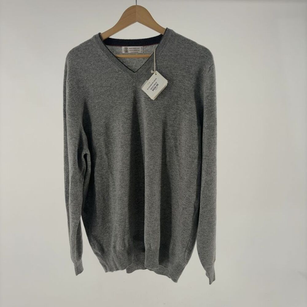 Brunello Cucinelli Cashmere V-Neck Sweater